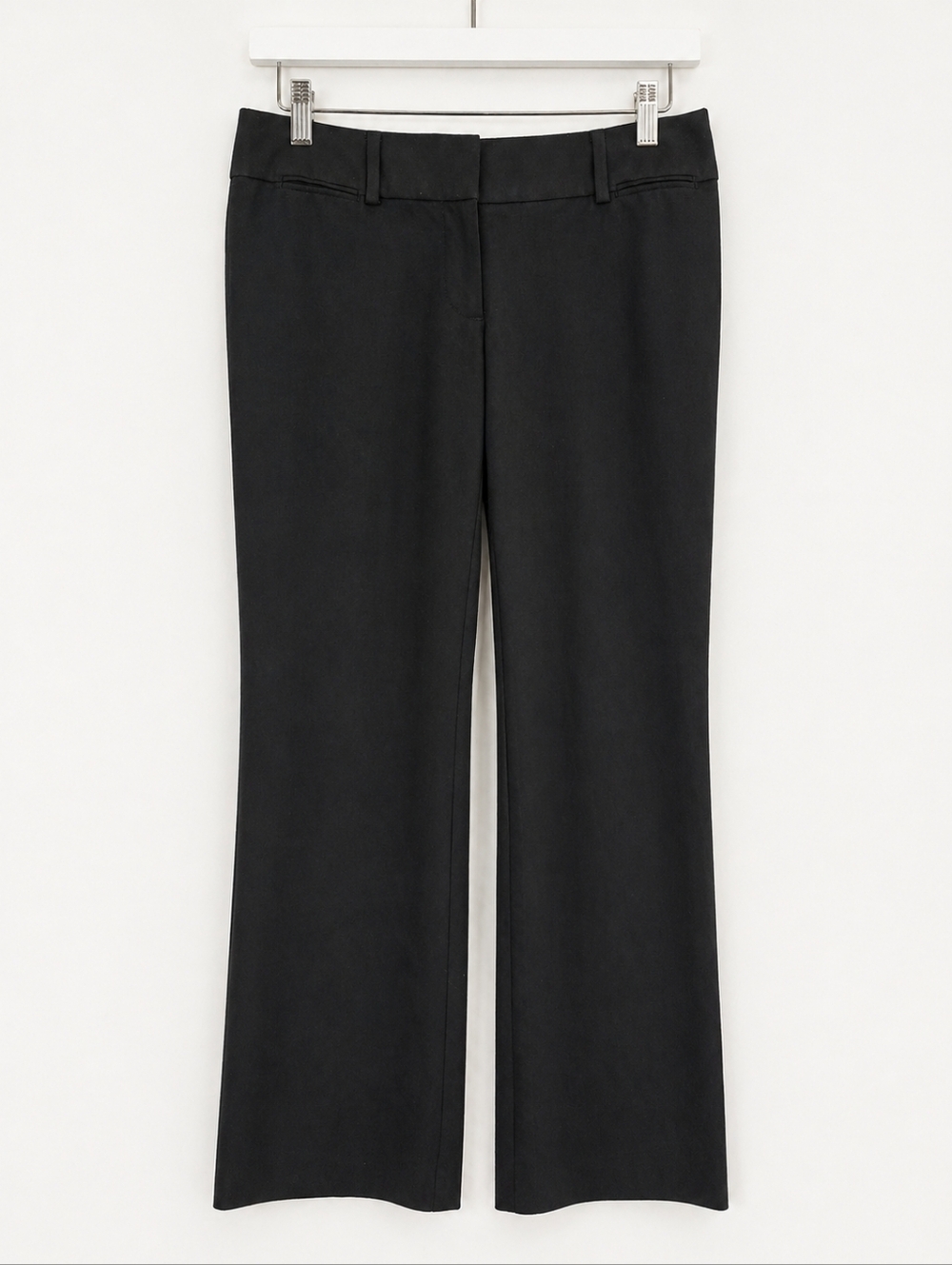 Ann Taylor LOFT Julie Trouser Petites Black Dress Pants Low Rise Size 00P
